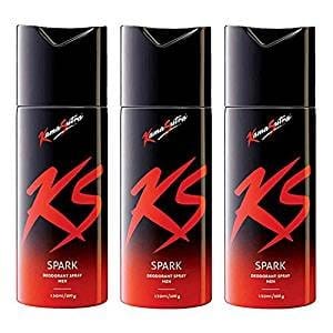 KAMASUTRA SPARK DEODORANT SPRAY 150ML Men PACK OF 3