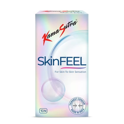 KamaSutra SkinFEEL Thinnest Made in India Condoms 10 Count