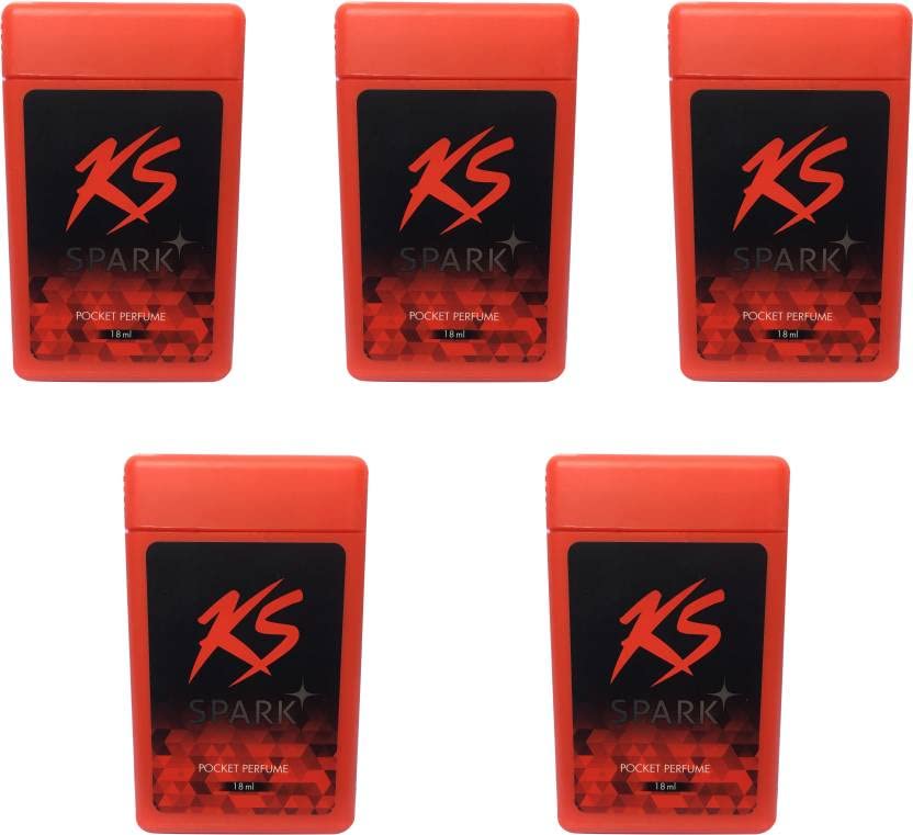 Kamasutra SPARK POCKET PERFUME (PACK OF 5) Pocket Perfume - For Men & Women (18 ml, Pack of 5)