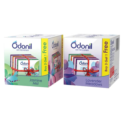 Odonil Bathroom Air Freshener Blocks - 150g (75g*2) | Long Lasting Fragrance