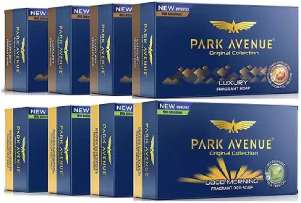 PARK AVENUE LUXURY & GOOD MORNING Fragrant Soap 125g X 8 (8 x 125 g)