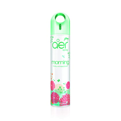 Godrej aer spray, Air Freshener for Home & Office - Morning Misty Meadows | Long-Lasting Fragrance (240 ml)