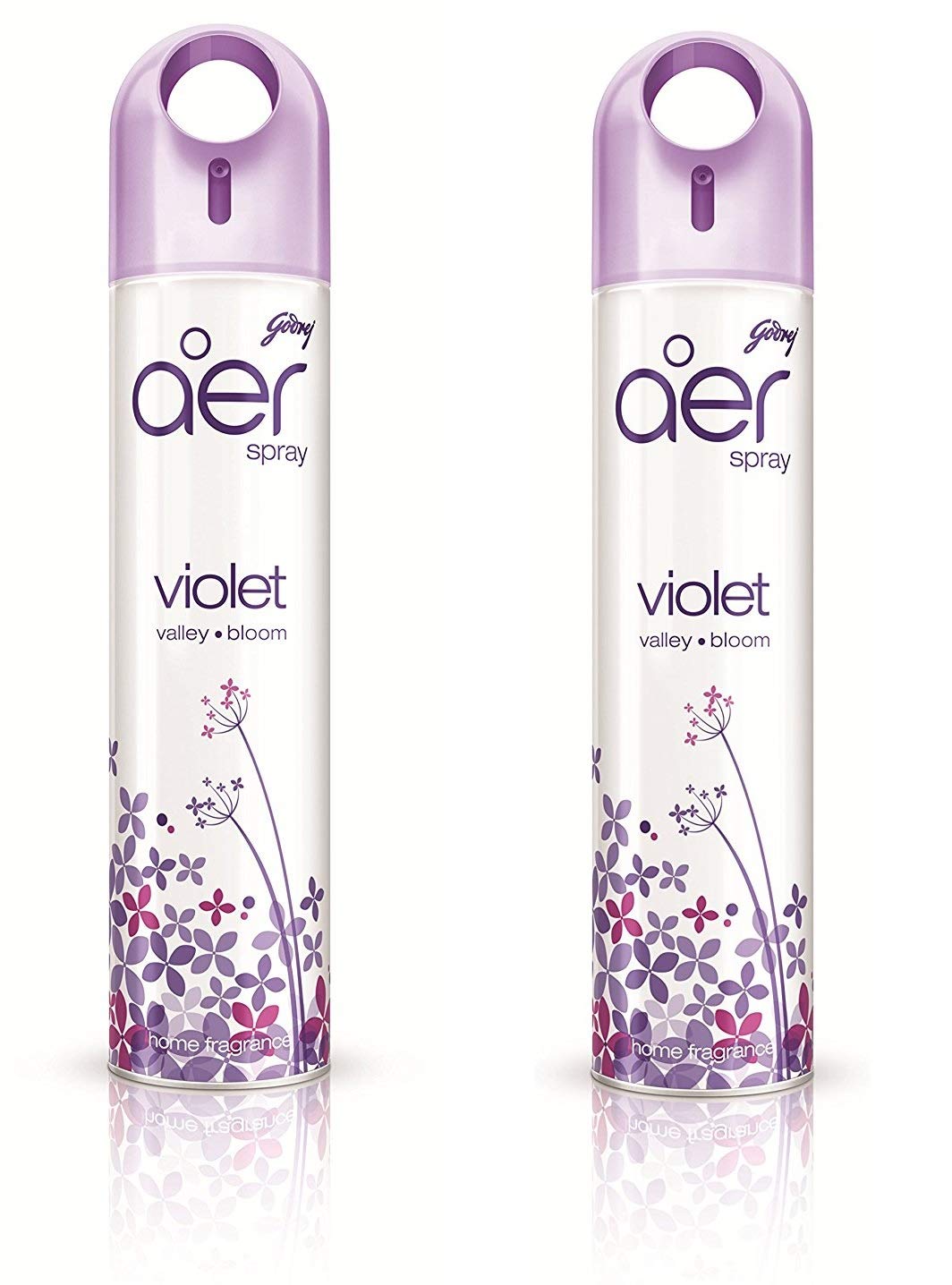 Godrej aer Violet Valley Bloom Home Air Freshener Spray (270 ml) - Pack of 2