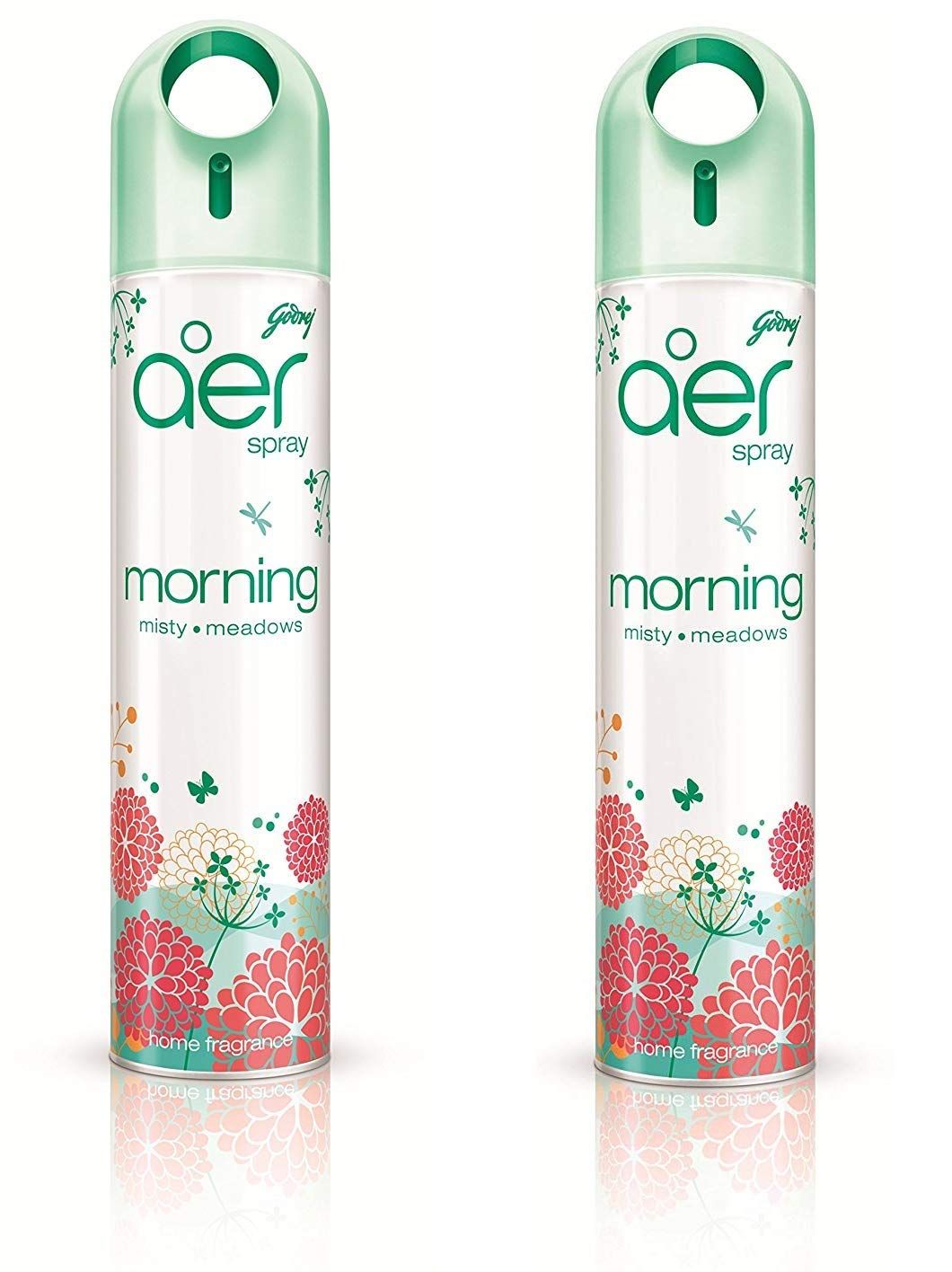 Godrej aer Home Air Freshener Spray - 300 ml (Morning Misty Meadows) Pack of 2