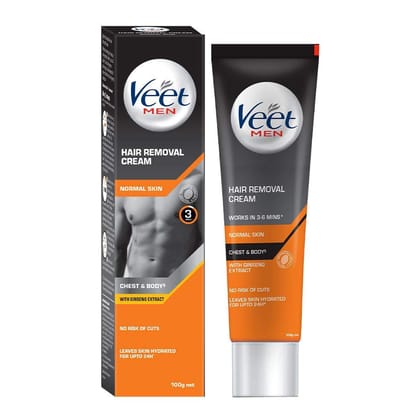 Veet Hair Removal Cream for Men, Normal Skin - 100g