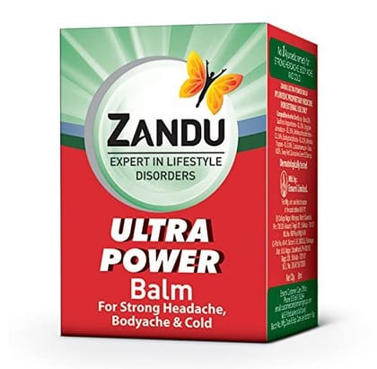 Zandu Balm Ultra Power - 8 ml (Pack of 10)