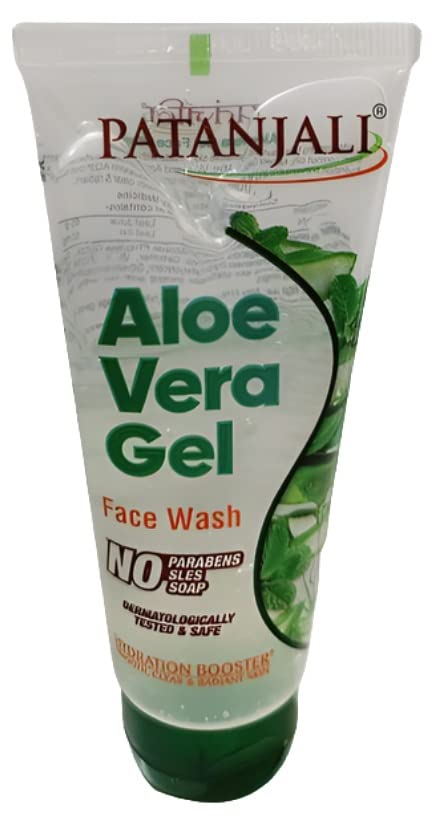 Patanjali Aloevera Gel Face Wash (3)