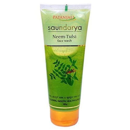 Patanjali Saundarya Face Wash, Neem Tulsi, 100 g