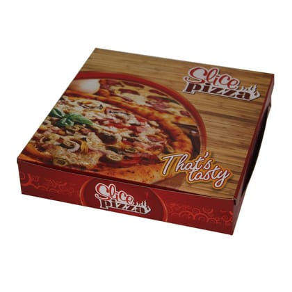 Pizza Packing Paper Box-7x7x1.5 Inch / 5 Pieces