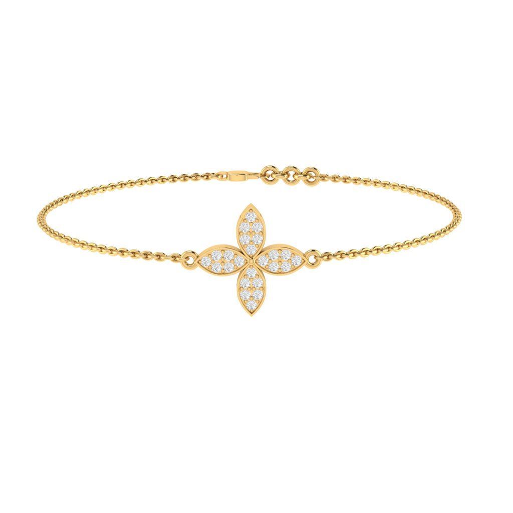 Diamond Petal Bracelet