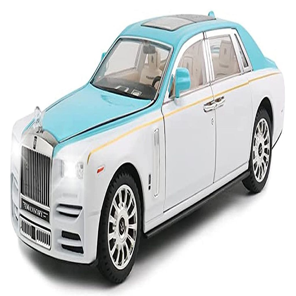 KTRS ENTERPRISE 1/24 Rolls-Royce Phantom Model Car,Zinc Alloy Pull Back Toy Diecast Toy Cars with Sound and Light for Kids Boy Girl Gift - Toys and Games | Buy online on ZillyBuy