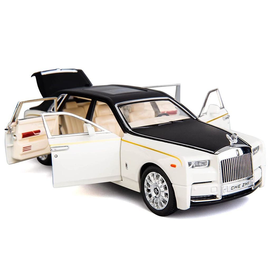 KTRS ENTERPRISE 1/24 Rolls-Royce Phantom Model Car,Zinc Alloy Pull Back Toy Diecast Toy Cars with Sound and Light for Kids Boy Girl Gift - Toys and Games | Buy online on ZillyBuy