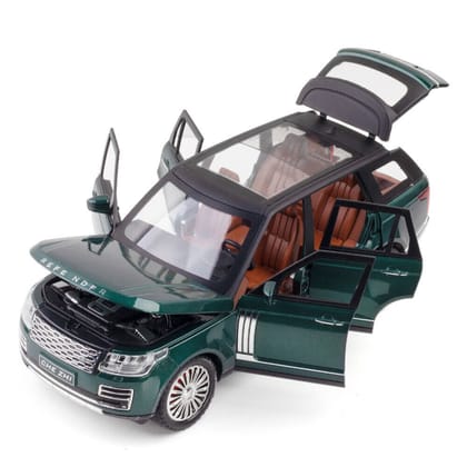KTRS ENTERPRISE Metal Pull Back Die-cast Car 1:24 Defender Diecast Metal Pullback Toy car with Openable Doors & Light, Music Boys Gifts Toys for Kids(Colors as Per Stock)