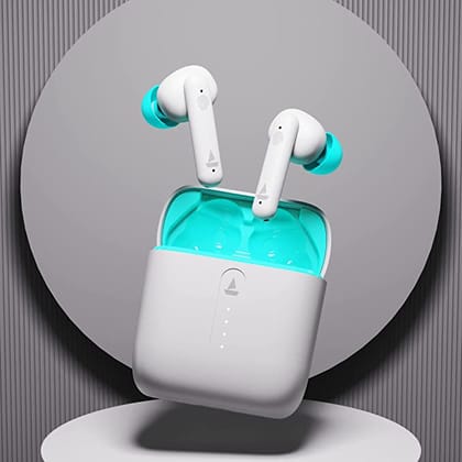 boat Airdopes 141 Bluetooth Truly Wireless in Ear Headphones with 42H Playtime,Low Latency Mode for Gaming, ENx Tech, IWP, IPX4 Water Resistance, Smooth Touch Controls(Cyan Cider)