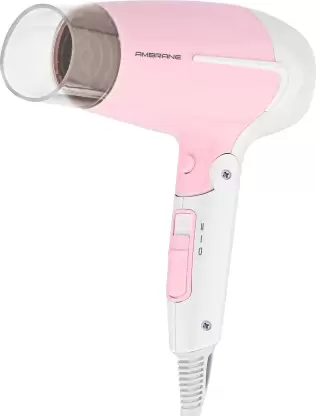 Ambrane AHD-21 Hair Dryer  (1600 W, White, Pink)