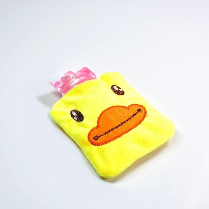 Store4Hope Yellow Duck small Hot Water Bag with Cover for Pain Relief, Neck, Shoulder Pain and Hand, Feet Warmer, Menstrual Cramps.