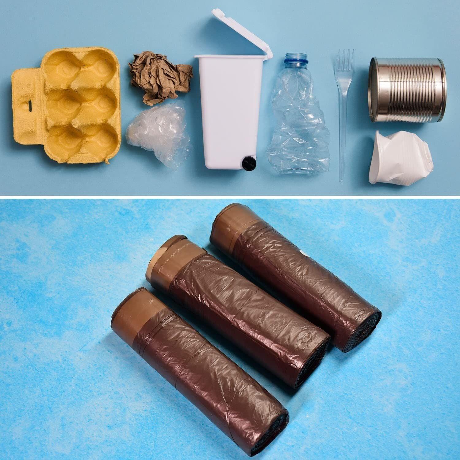 Ali Shipping 1Rolls Garbage Bags/Dustbin Bags/Trash Bags 45x50Cm.