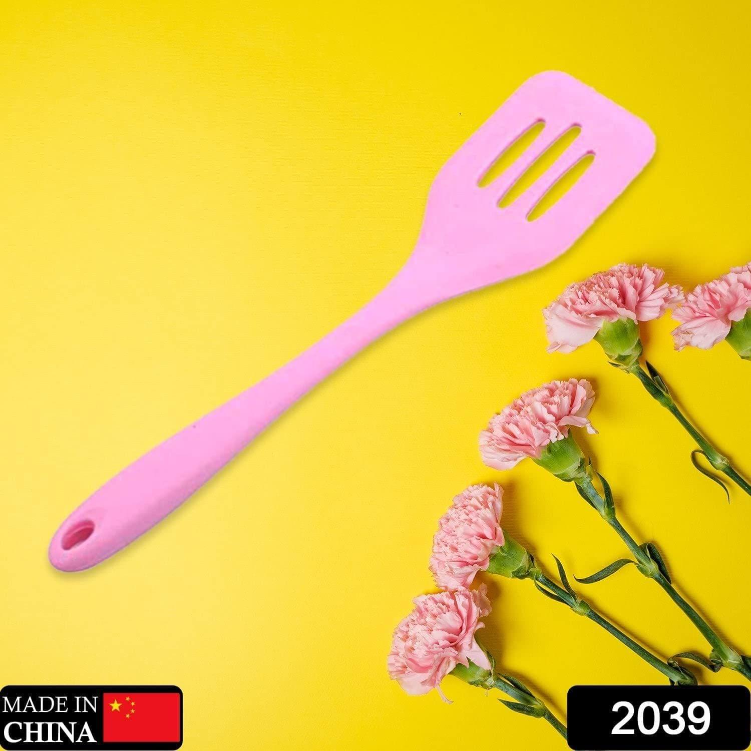 Ali Shipping Small Silicone Slotted Turner for Cooking, Baking & Mixing.