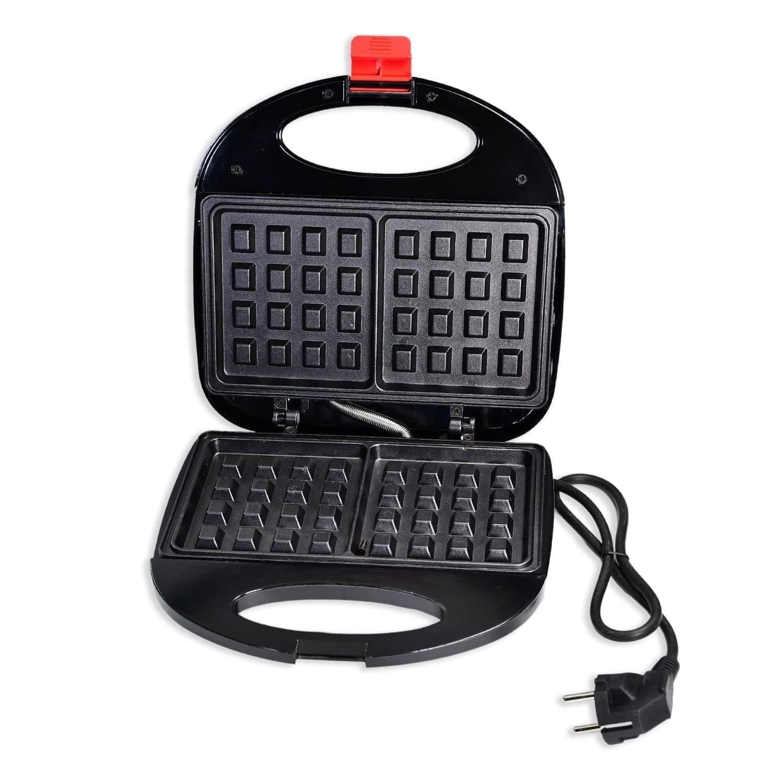 Store4hope Waffle Maker, Makes 2 Square Shape Waffles| Non-Stick Plates| Easy to Use with Indicator Lights