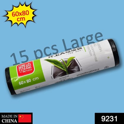 Store4hope Black 1Roll Garbage Bags/Dustbin Bags/Trash Bags 60x80cm