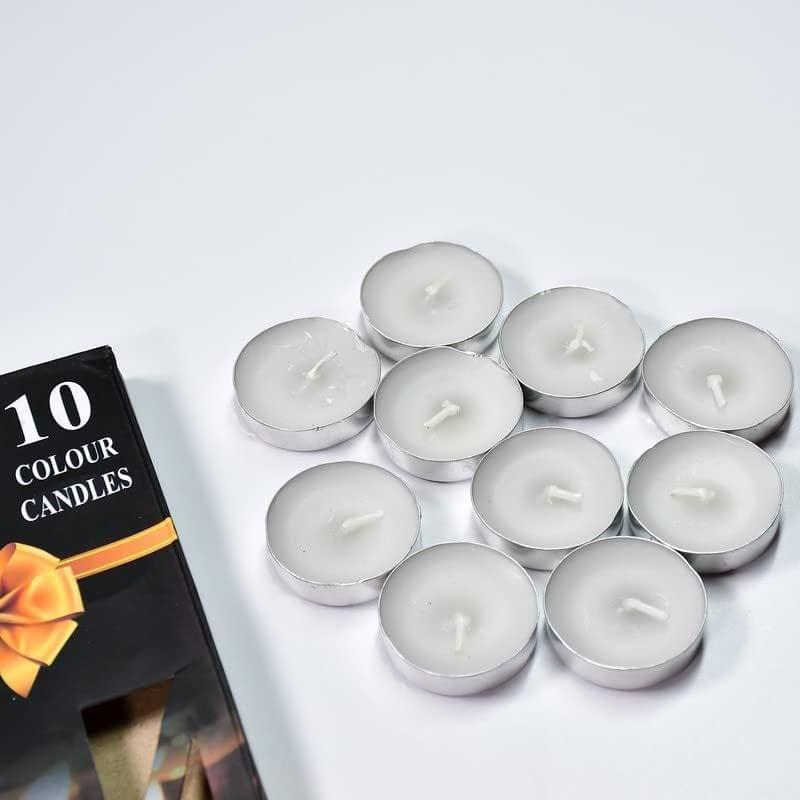 Store4Hope 10pcs Decorative Color Candle Light Candle Perfect for Gifts, Home, Room, Birthday, Anniversary Decorative Candles.