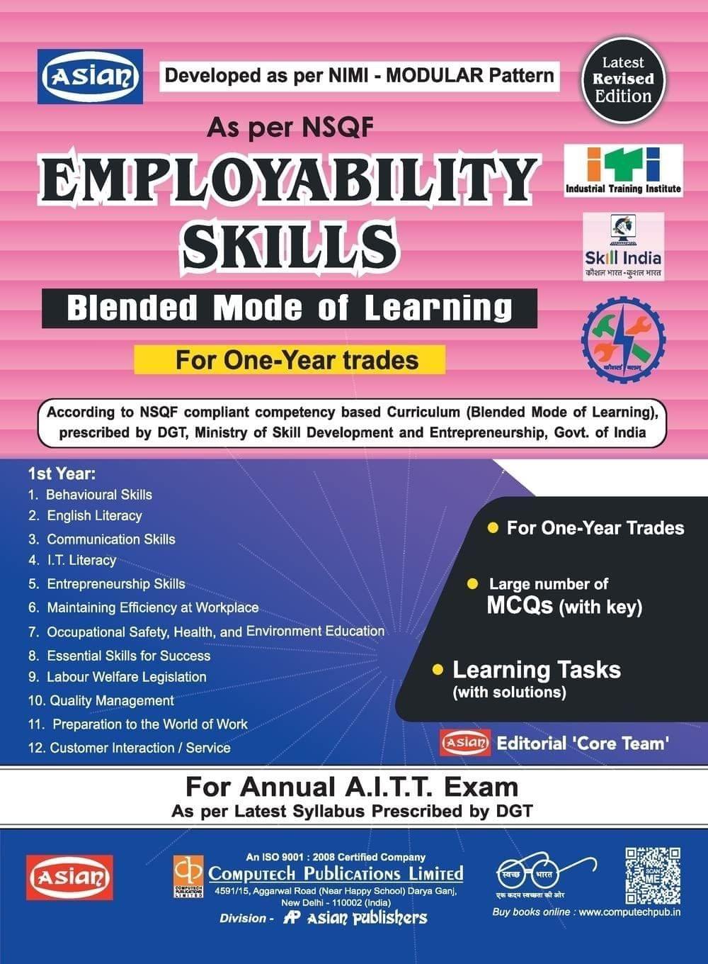Employability Skills 1st Yr. (Nsqf - Blended) Asian Editorial Team
