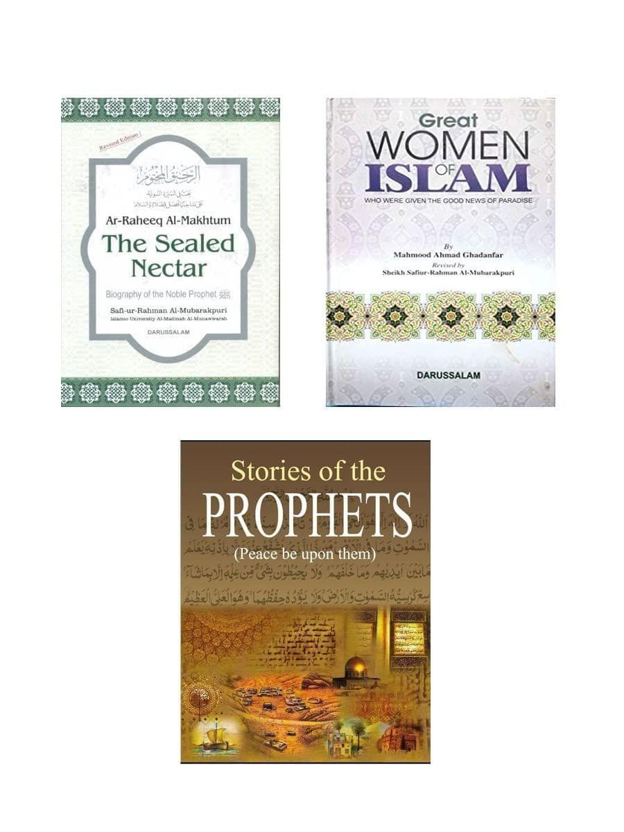 Sahabi and Rasool Biography = The Sealed Nectar: Biography of the Noble Prophet + Stories of the Prophets + Great Women of Islam [Product Bundle] Shaikh Safiur- Rahman Al-Mubarakpuri and Imam Ibn Kathir [Product Bundle] Shaikh Safiur- Rahman Al-Mubarakpuri and Imam Ibn Kathir