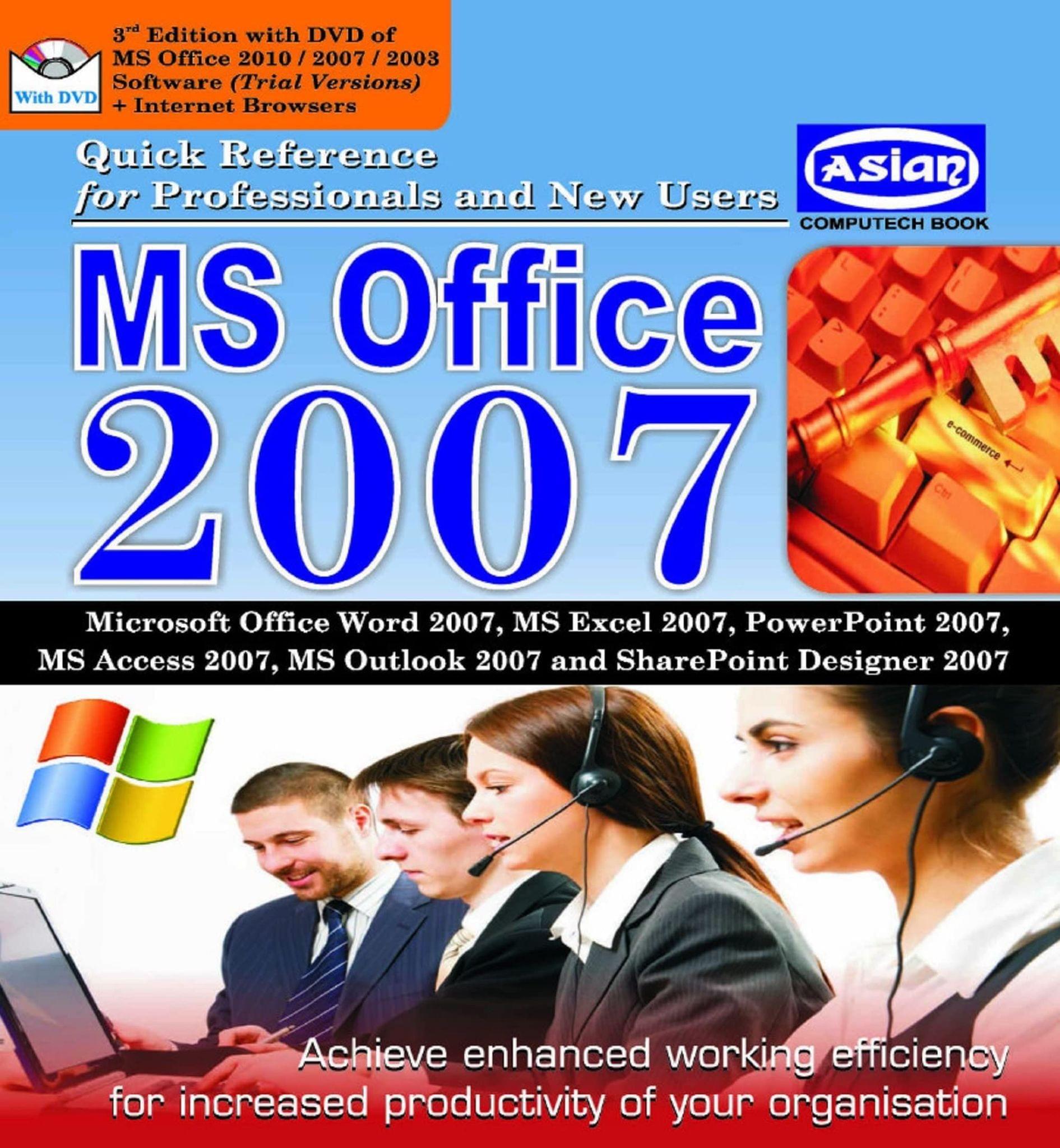 MS OFFICE 2007 (WITH FREE DVD) [Paperback] Vishnu Priya Singh