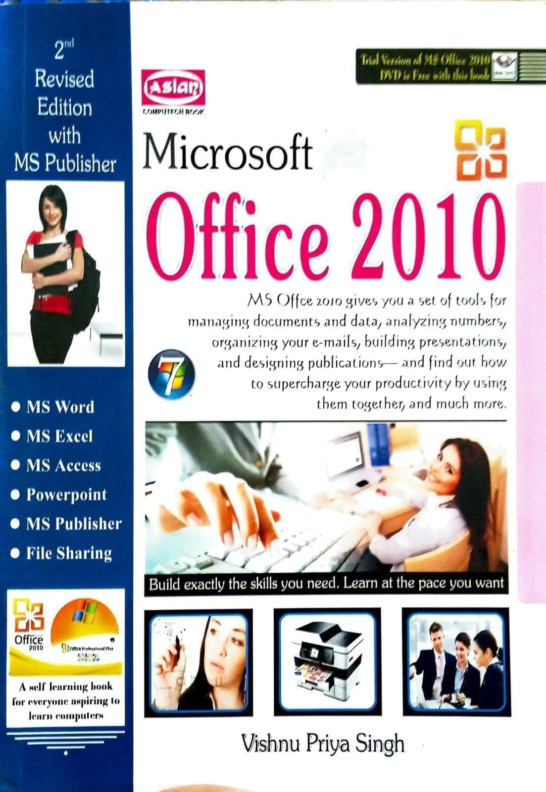 MS OFFICE 2010 (WITH DVD) [Paperback] Vishnu Priya Singh