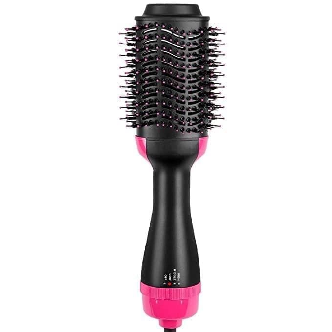 One-Step Hair Dryer and Volumizer Hot Air Brush, Pink