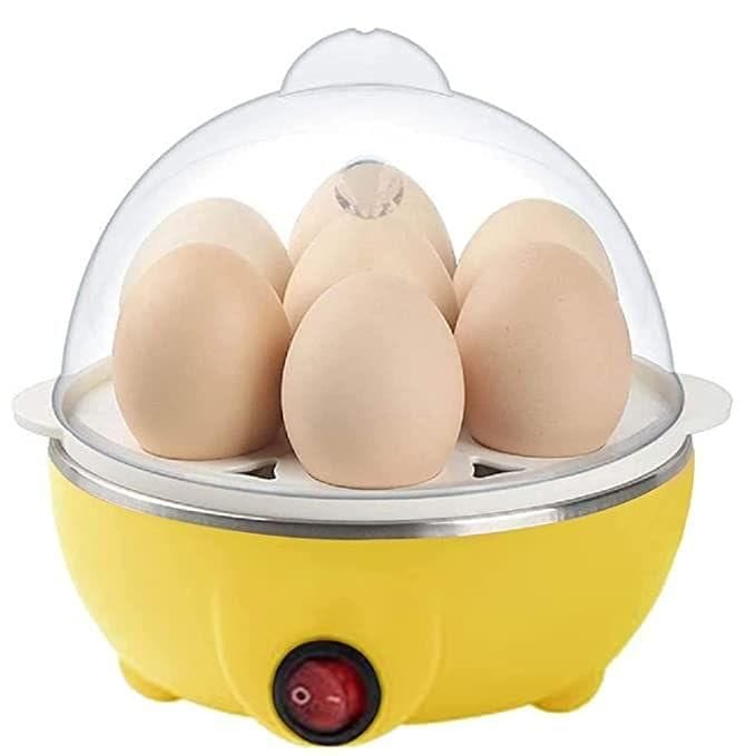 Egg Boiler Electric Automatic Off 7 Egg Poacher for Steaming, Cooking, Boiling and Frying