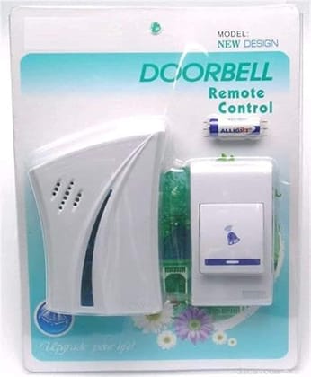Wireless Cordless Calling Remote Door Bell for Home, Shop, Office, Warehouse and Factories (Multicolor & Multi Design)