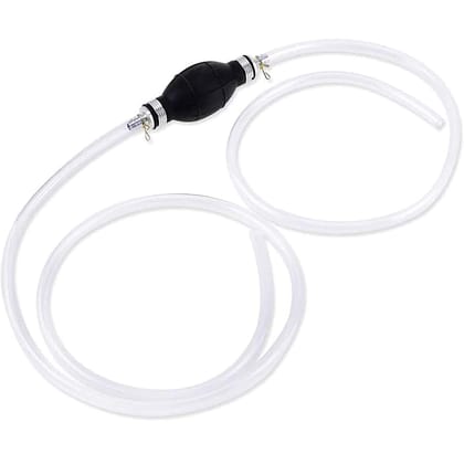 Store 4 Hope Gas Oil Water Fuel Transfer Siphon Pump, Portable Widely Use Hand Fuel Pump, Fuel Transfer Pump with 2 Durable PVC Hoses