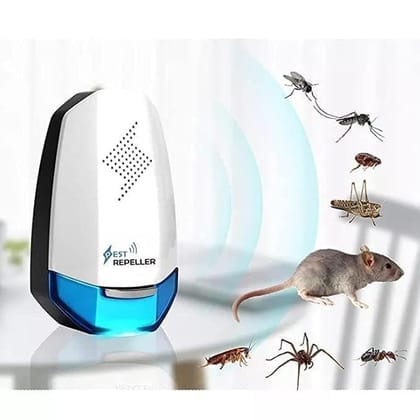Store4Hope Ultrasonic Electronic Pest Repeller, Silent Electronic Pest Repellent Plug in Indoor Pest Control, Insect Mosquito Killer Machine
