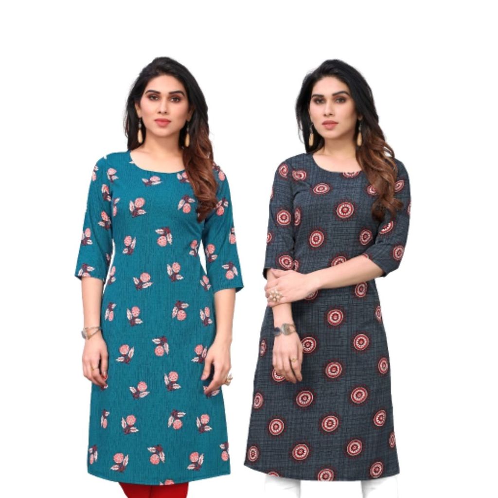 Buy 1 Get 1 FREE Daily wear Womens Top Kurti