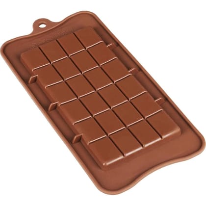KUBAVA Silicone Chocolate Moulds, Bar Shape, 24 Cavity, Home Made, Pack of 1