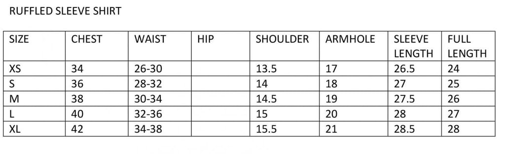 Ruffled Sleeve Shirt In Off White Cotton Khadi Mulmul