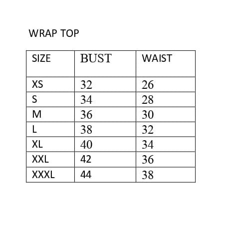 Muddy Yellow Batik Printed Wrap Top