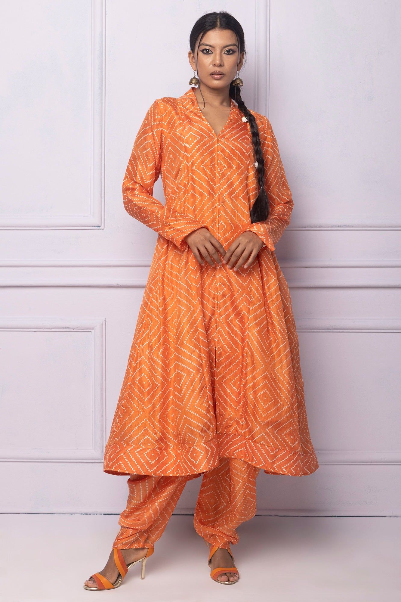 Designer Yellow Color Silk Kurti with Pant