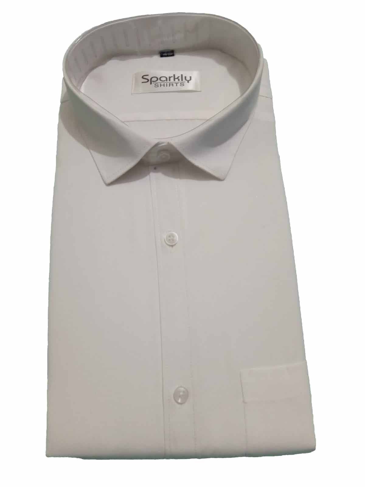 White Short Shirts Sizes  42