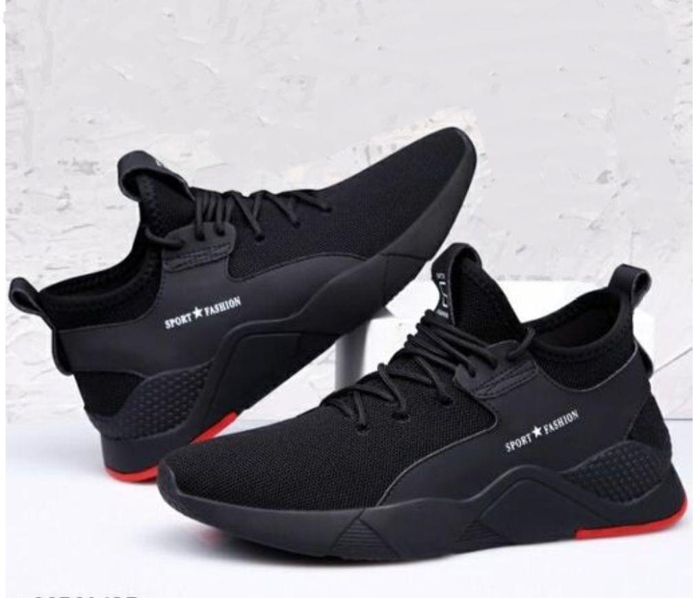 Ontour Solid Sports Running Shoes For Men Pack Of 2