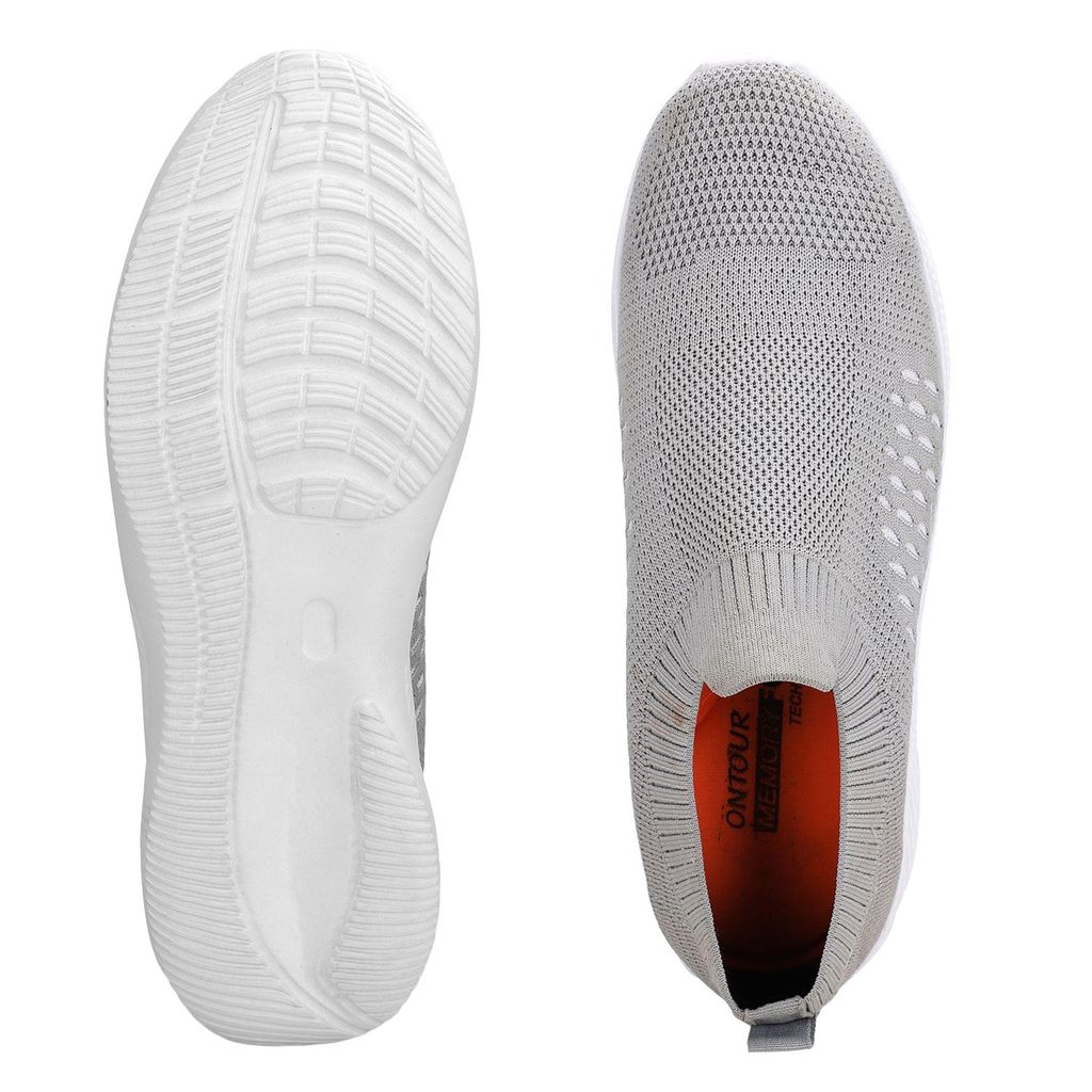 Ontour Shoes Casual Sports Running Eva Sole Shoes For Men Grey