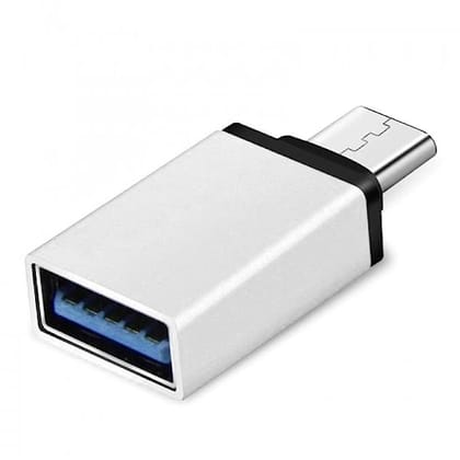 Metal Type C USB 3.1 to USB 3.0 Adapter OTG Function for Smartphones & Tablets & Other Compatible C Type Devices