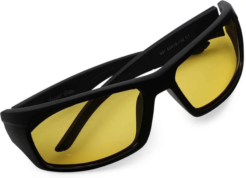 Night Driving Polarized HD Vision Glasses for Men Women Anti Glare 100% UV Protected Goggles Sunglasses For Night Bike Riding Car driving Glasses