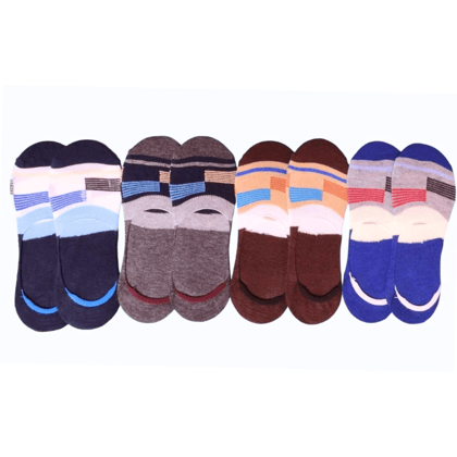 Maxolity Cotton Loafer Socks For Men Pack Of 4