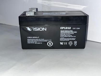 Vision 12V 1.2 AH SMF Battery