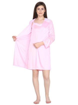 Klamotten Women's Satin Robe Set  DB100Rb