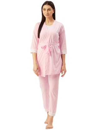 Klamotten Women's Top & Pyjama Nightsuit N105Rb
