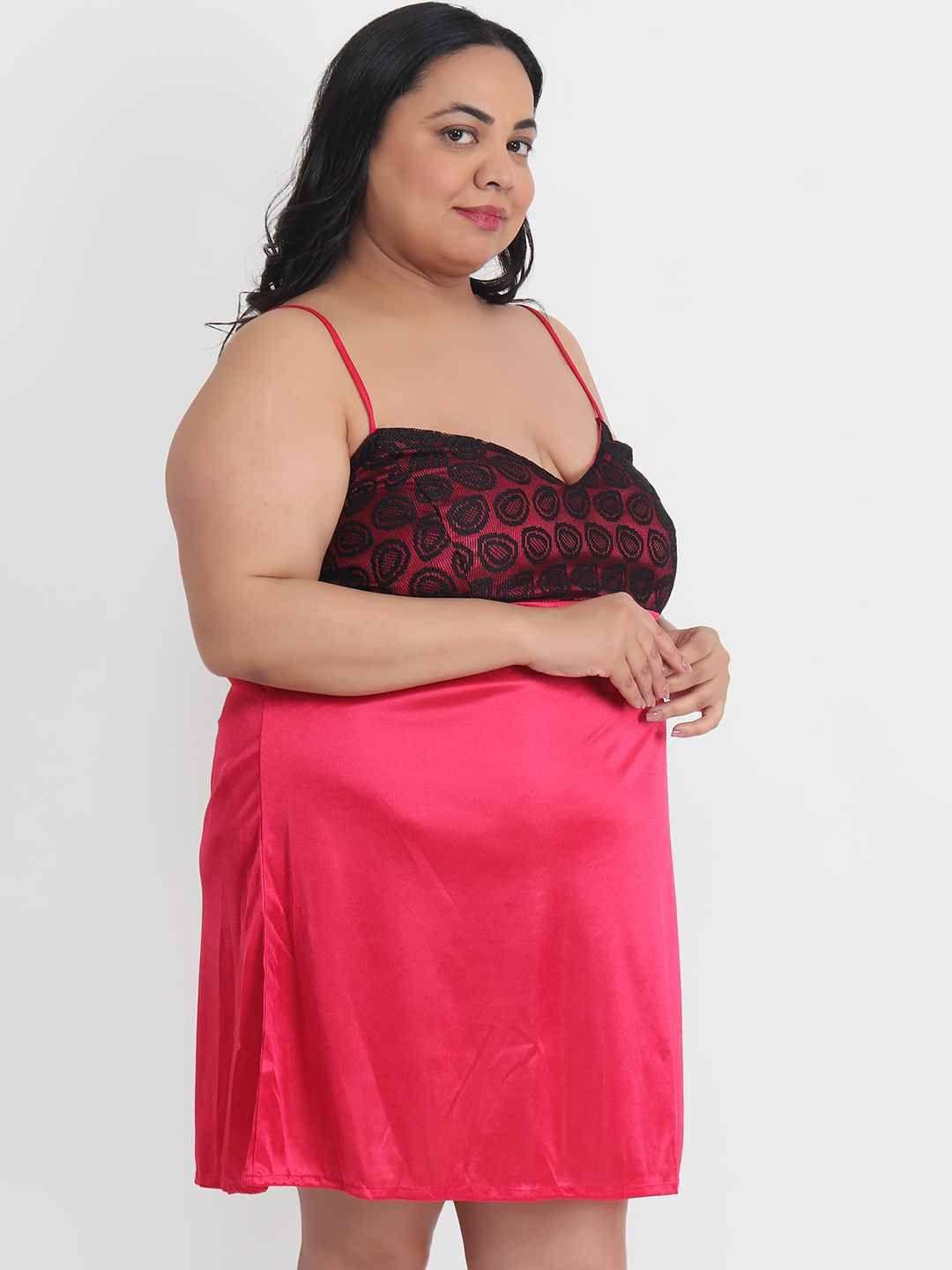 Babydoll Night Dress Plus Size Plus Size Hot Two Piece Taupe