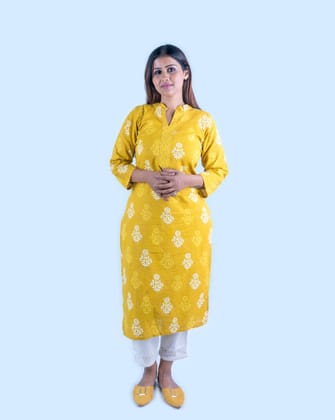Soorajamukhi print Kurta